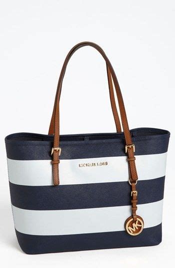 michael kors nautical stripe beach bag|Michael Kors Nautical Bags & Handbags for Women .